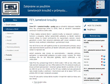 Tablet Screenshot of fey.cz